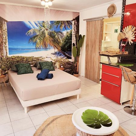 Le Studio Tahiti 4 Pers 600M De La Plage La Faviere ボルム・レ・ミモザ エクステリア 写真
